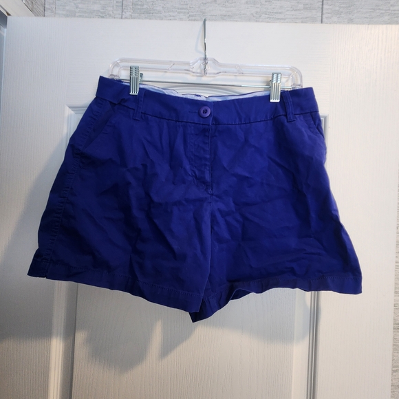 crown & ivy Pants - Crown & Ivy Vibrant Blue Women's Shorts Size 8 Euc